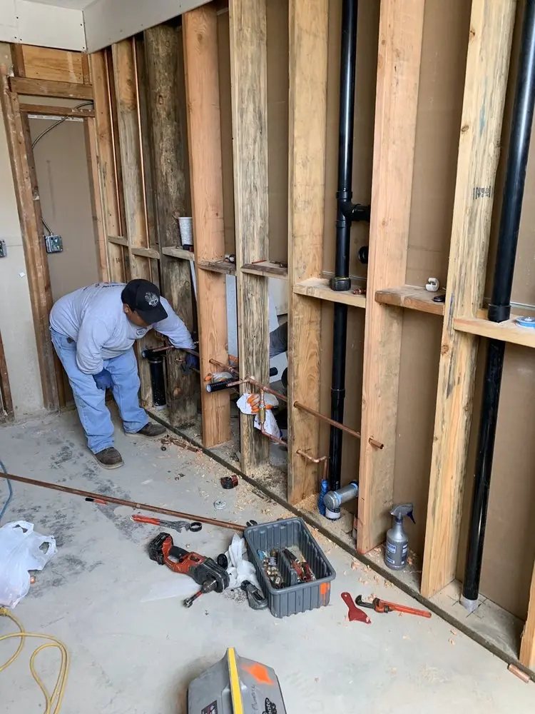 Commercial rough-in plumbing for Commercial Plumbing in Arlington